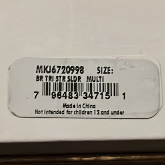 NWB Michael kors tri-tone crystal celestial charms slider bracelet authentic - Picture 7 of 7